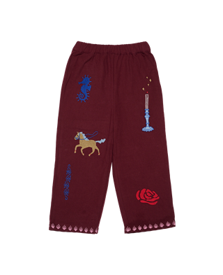 Sissel Edelbo - Oda Mini Bukser - Burgundy